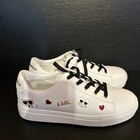 Karl  Lagerfeld sneakers brand new haven’t worn 7 1/2 - Picture 1 of 5